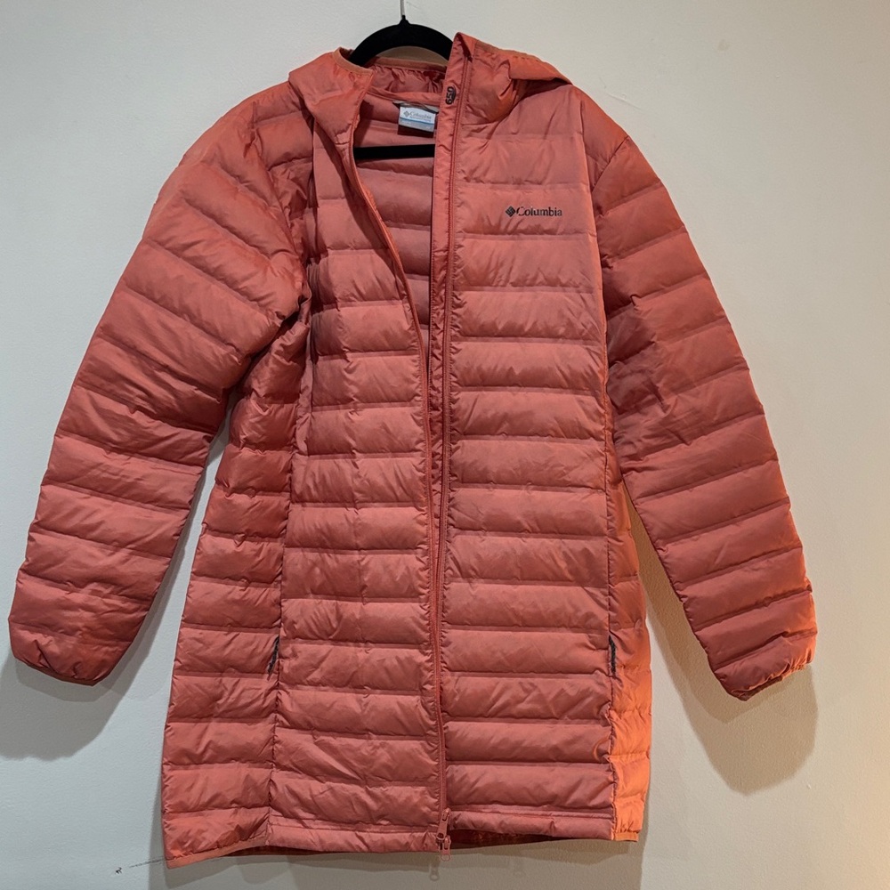 Columbia Orange Quilted Lightweight Jacket